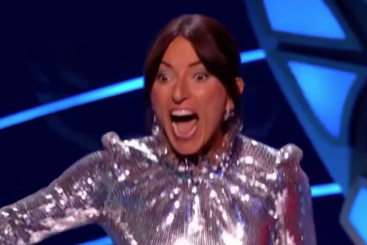Davina McCall runs across stage screaming over ‘insane’ Dippy Egg reveal