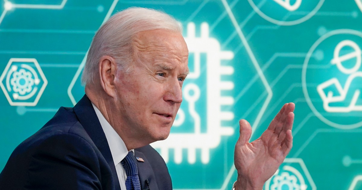 Biden administration announces  billion commitment for research and development of computer chips