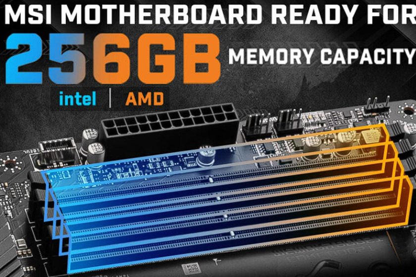 MSI motherboards now support 256GB of memory