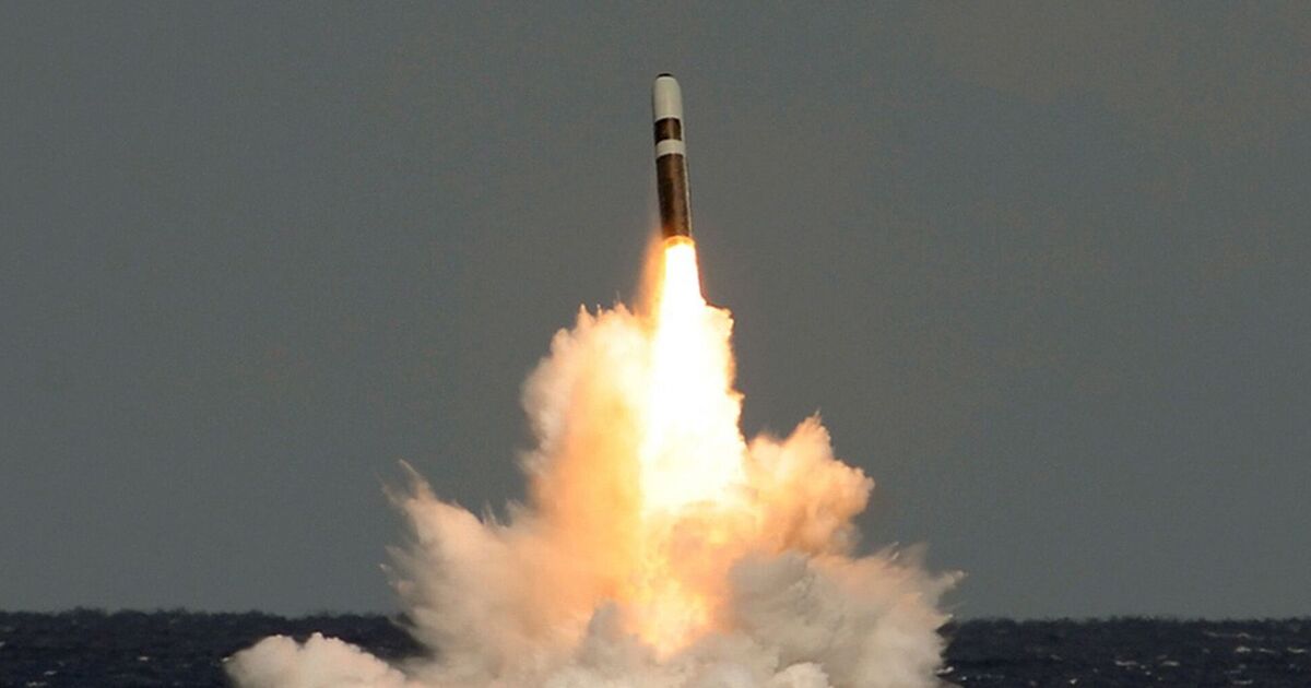 Trident test missile ‘went plop’ into the sea after launch failure | Politics | News