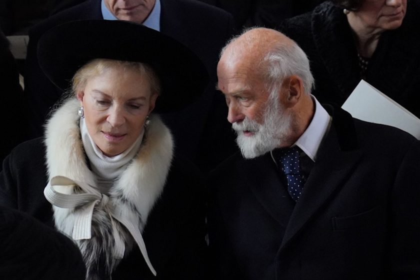 Prince and Princess Michael of Kent put on brave face days after shock death of son-in-law Thomas Kingston