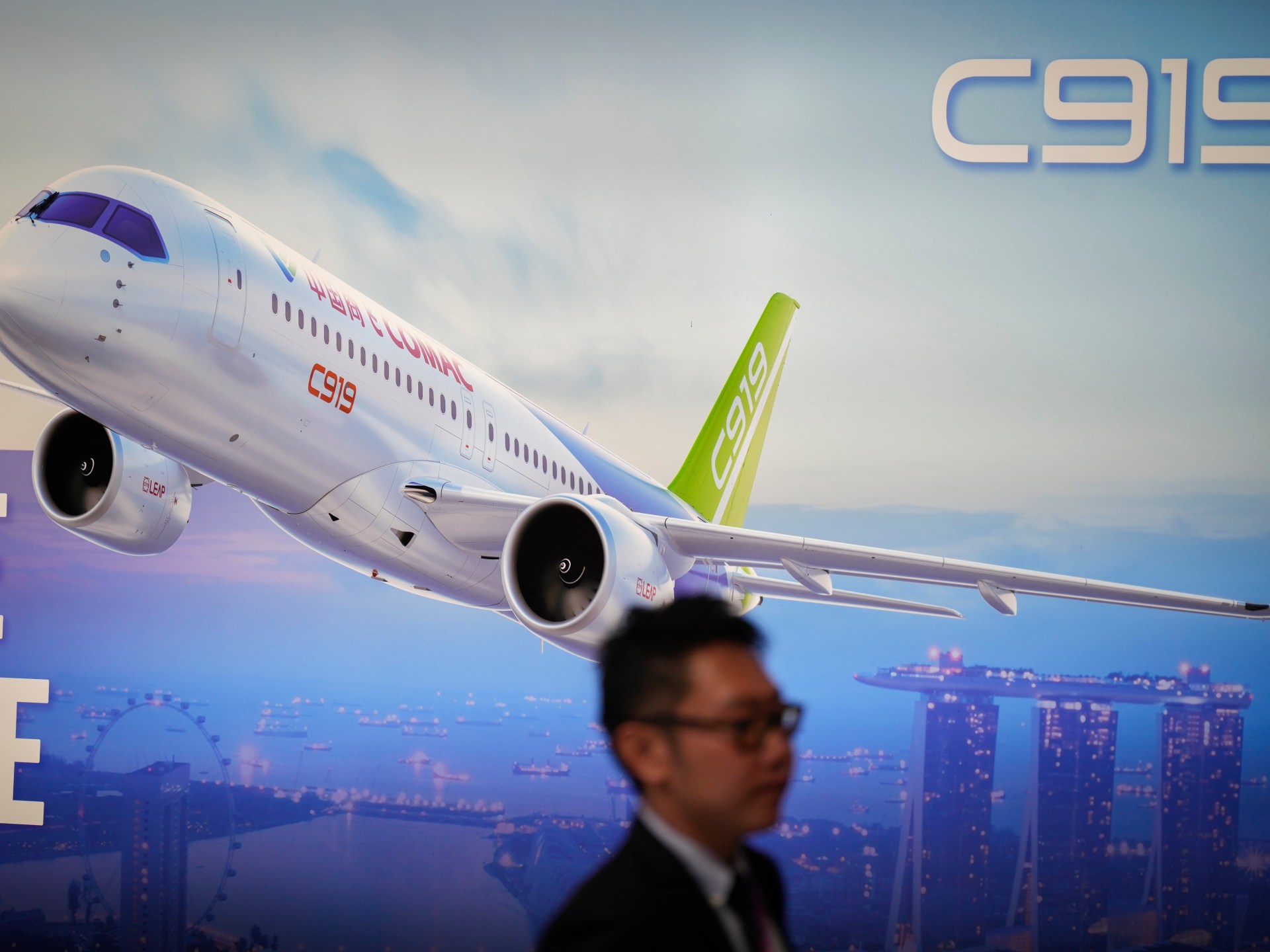 China’s C919 jetliner showcased at Singapore Airshow | Aviation
