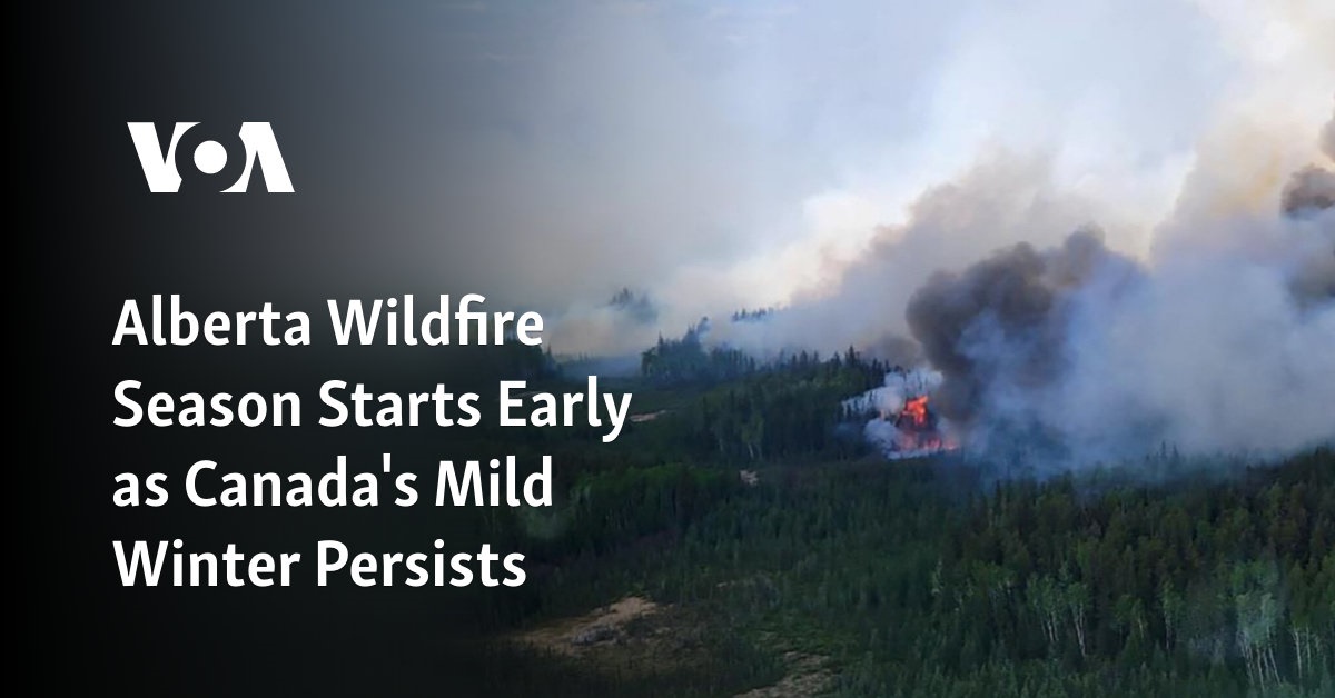 Alberta Wildfire Season Starts Early as Canada’s Mild Winter Persists