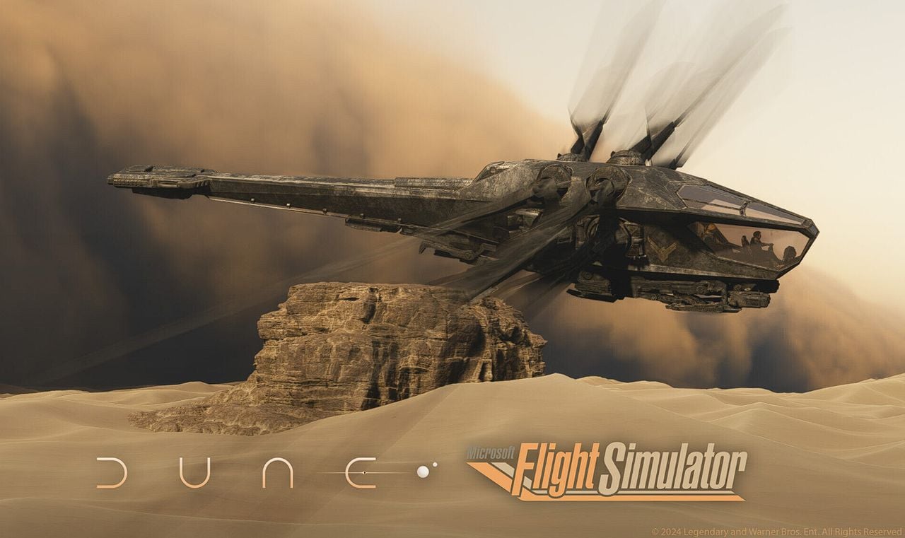 Microsoft Flight Simulator Dune Expansion announced