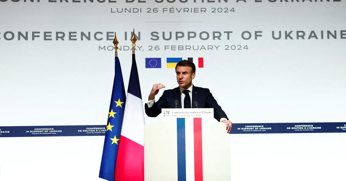 Macron doesn’t rule out sending Western troops to Ukraine – POLITICO