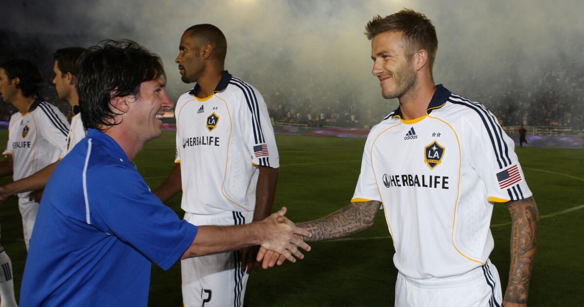 How David Beckham set the MLS foundation for Lionel Messi
