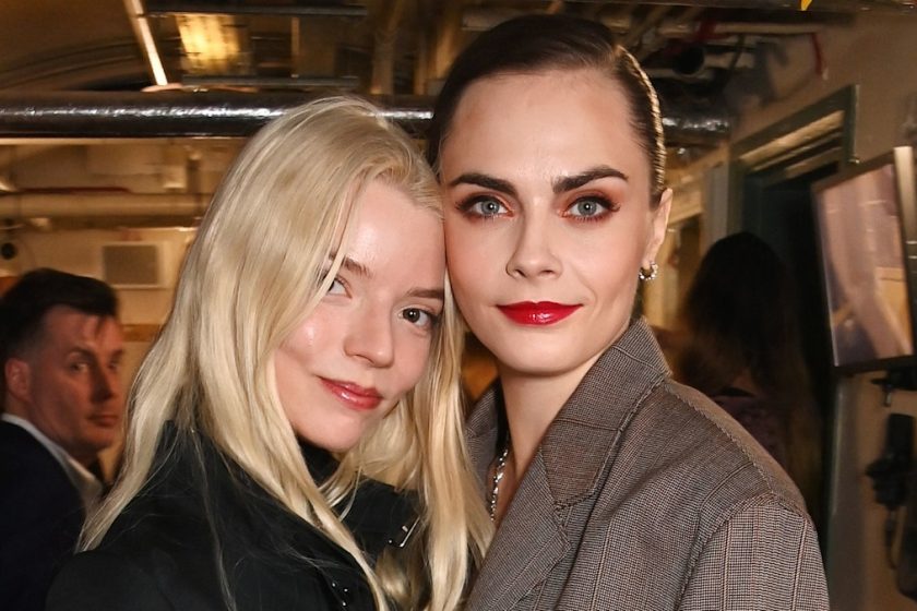 Anya Taylor-Joy and Cara Delevingne are total fashion opposites during glam London night out