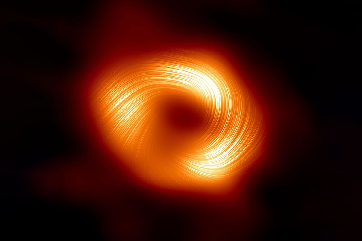 Orange is the new black hole: “Milestone” discovery of Milky Way vortex reveals freaky spirals