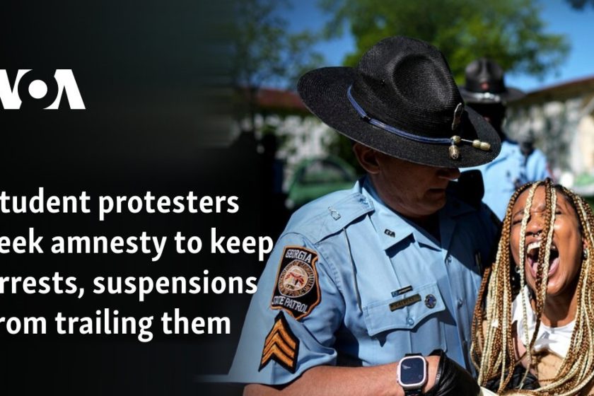 Student protesters seek amnesty to keep arrests, suspensions from trailing them