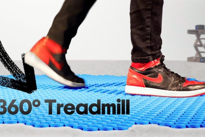 Disney Holotile multidirectional treadmill flooring demonstrated