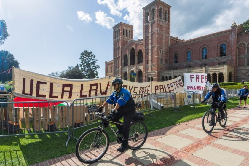Fights break out between pro-Israel, pro-Palestine protesters at UCLA